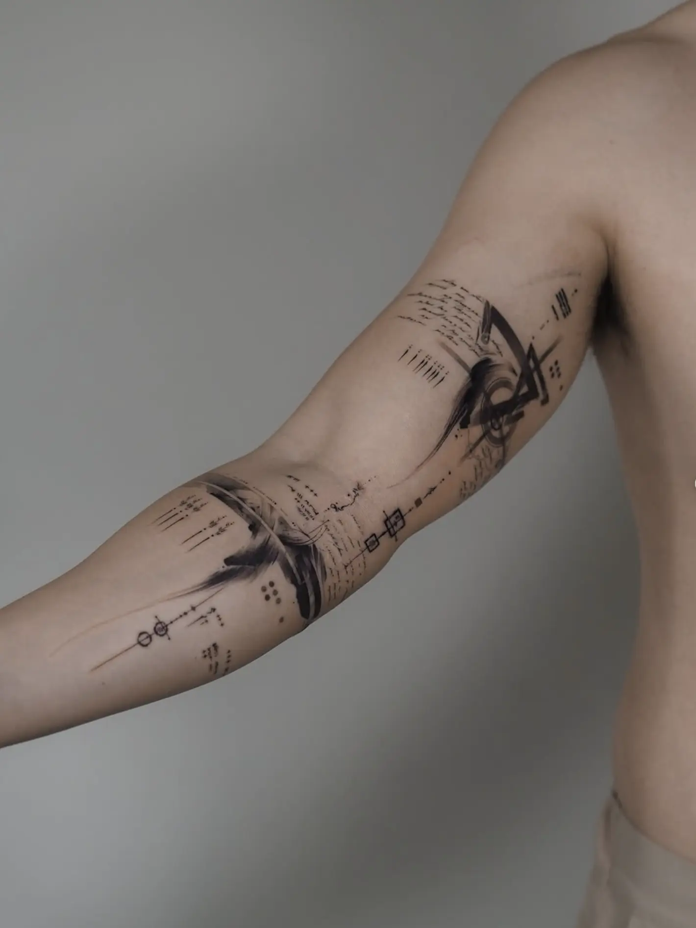 fine line tattoo touch ups