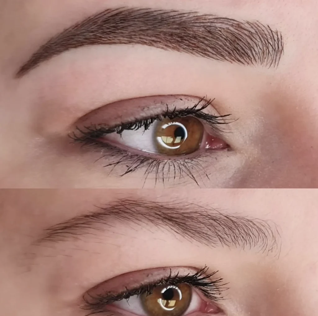 how to sleep after eyebrow tattoo