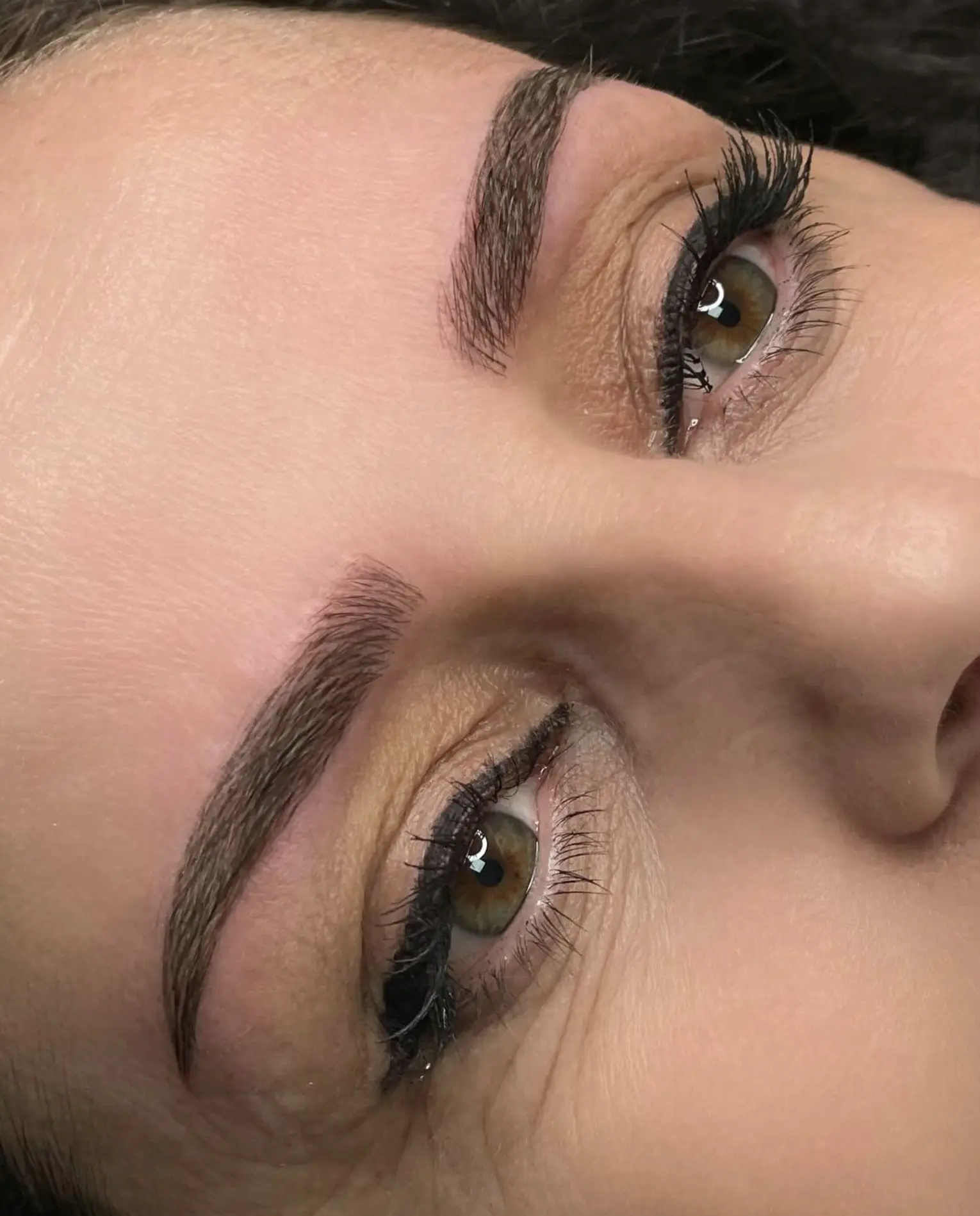 powder brows healing