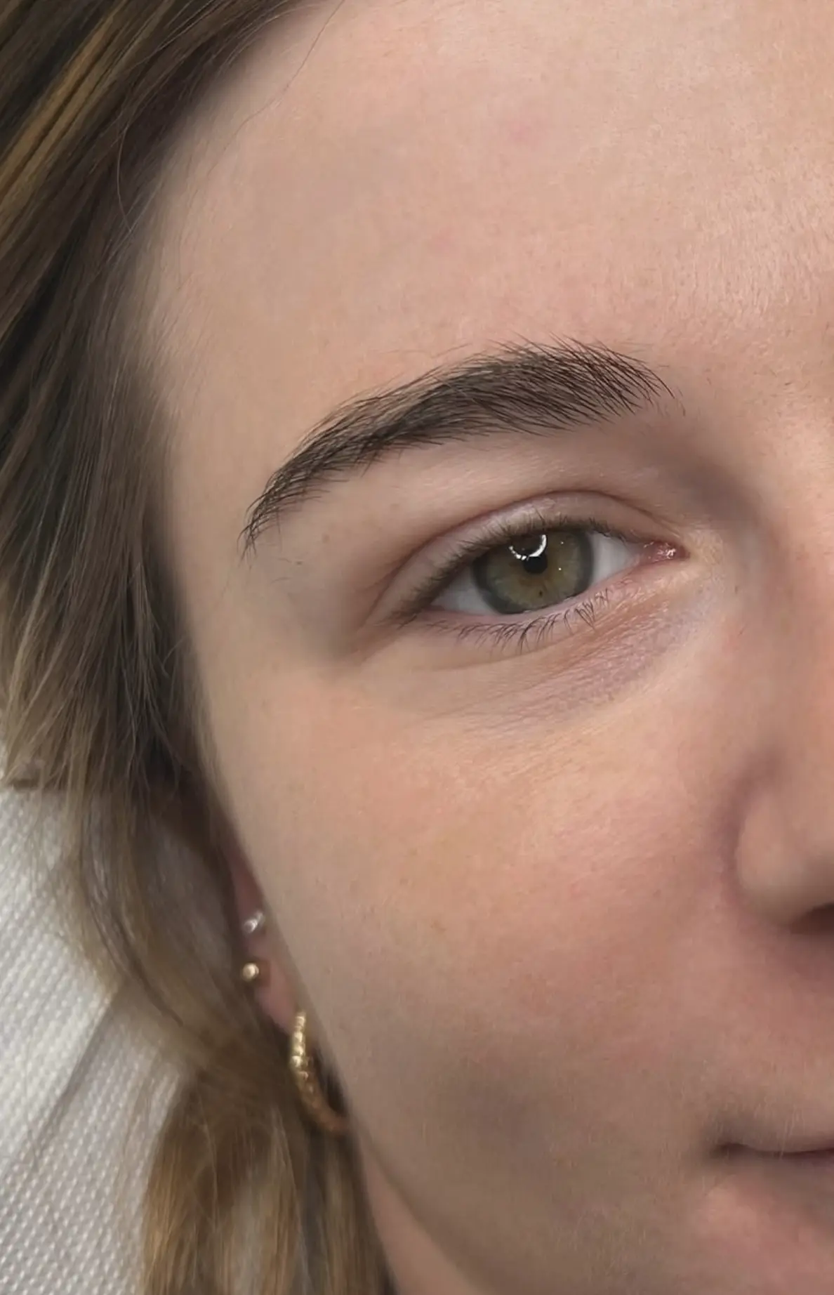 eyebrow tattoo before and after